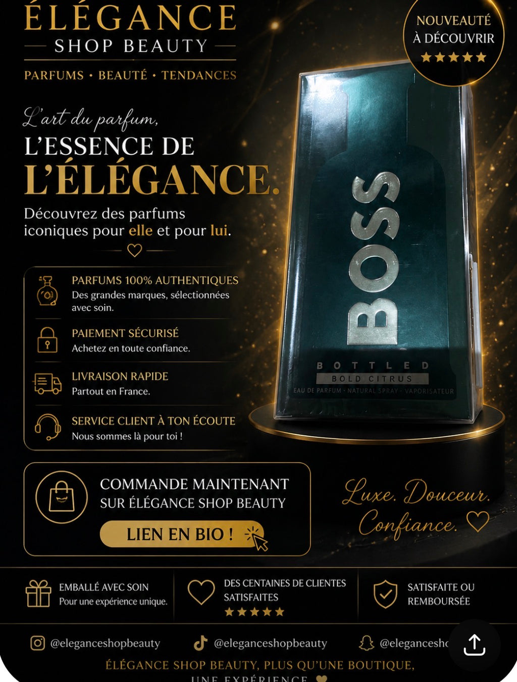 Parfum boss bold citrus